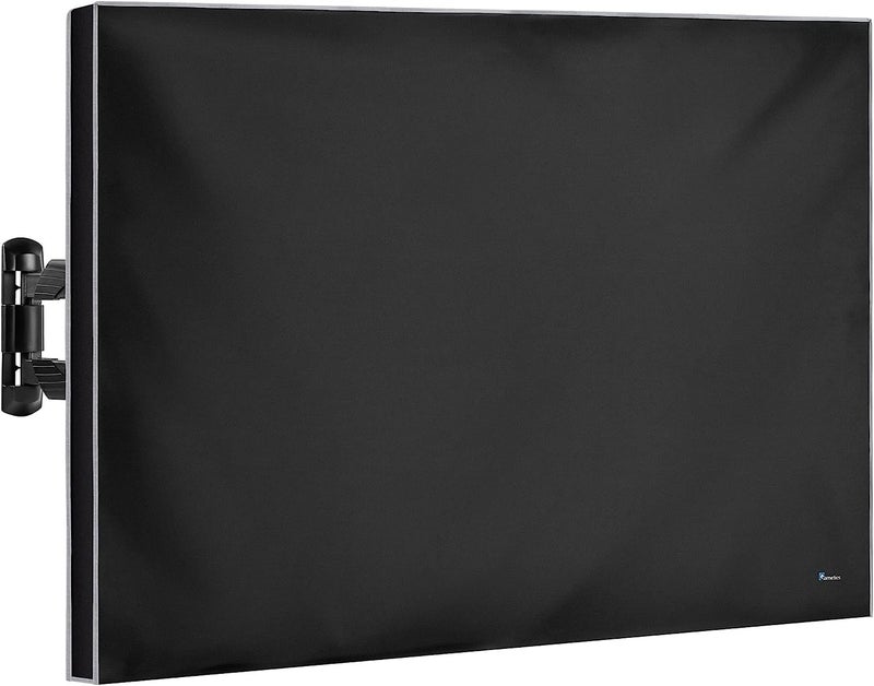 Garnetics Outdoor TV Cover 50 Inch â€“ Waterproof, Weatherproof TV Enclosures with Smart Shield Screen Protectors, Ideal for Outdoor Use, Moving, and Storage - Black - Image 1